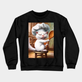 Chef Cat Crewneck Sweatshirt